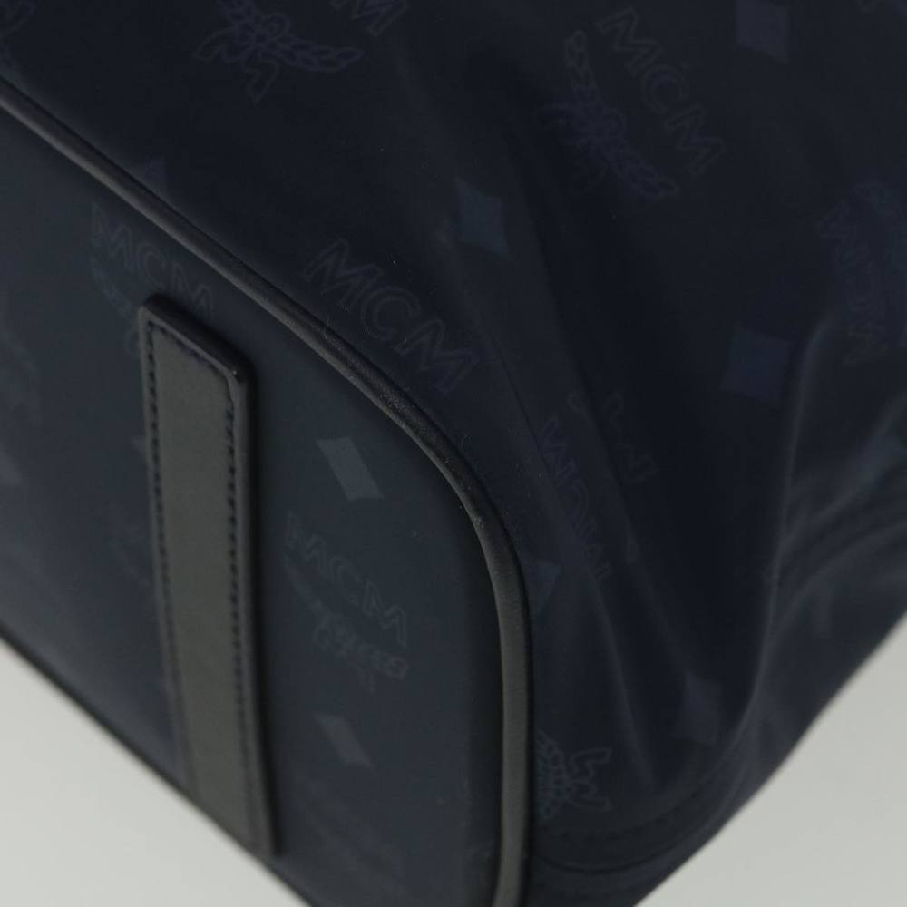 MCM Tote Bag Polyester Navy Auth 38695 - Picture 14 of 16